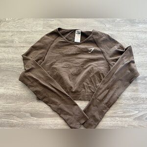 GYMSHARK crop EUC, brown
